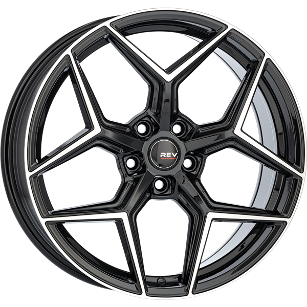 REVATIVO Comet Black Polished 7,00x17 5x108,00 ET45,00